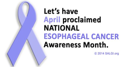 APRIL is esophageal cancer awareness month every day is esophageal cancer awareness day periwinkle allperiwinkleverything health