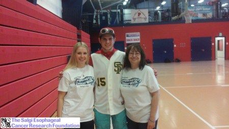 The Salgi Esophageal Cancer Research Foundation Portsmouth High School Rhode Island RI 4.15.15 April Esophageal Cancer Awareness Month 